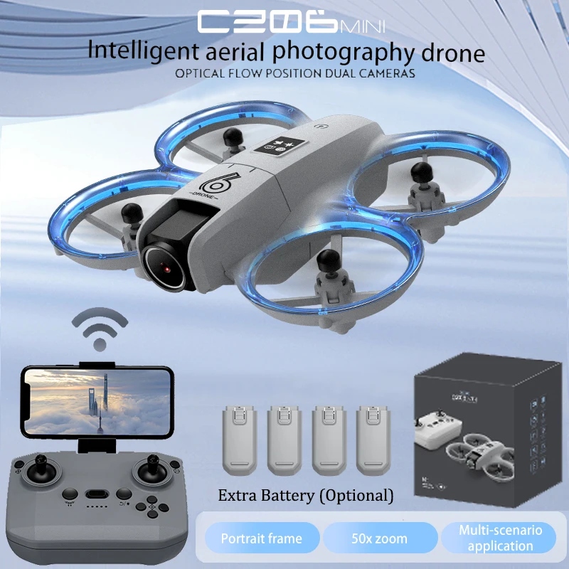 CZ06 미니 RC 쿼드콥터 드론 - 480P HD 듀 - Drone Remote Controller Lanyard 리뷰 및 가격
